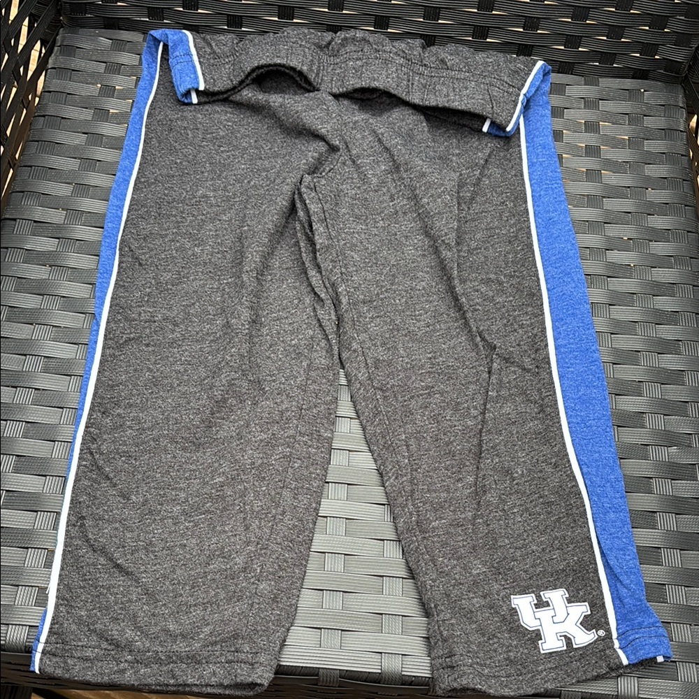 Kids Gray and Blue Athletic Pants